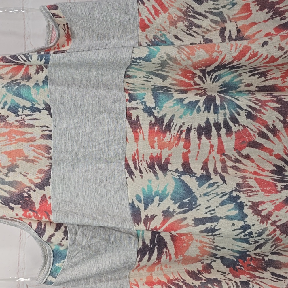 Glitzy Girlz Vibrant Tie-Dye Tank Top Womens Size 4x - Picture 3 of 9